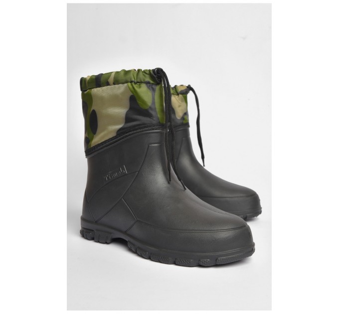 Півчоботи чоловічі піна зі з`ємною шкарпеткою чорного кольору 185822L