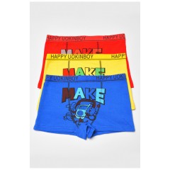 Комплект боксерів дитячих для хлопчика 3 шт 186205L