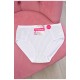 Труси жіночі напівбатальні білого кольору 186427L