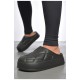 Калоші без задника утеплені чорного кольору 186920L