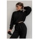 Спортивний костюм жіночий чорного кольору 187058L