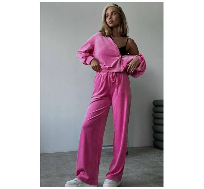 Спортивный женский костюм розового цвета 187069L