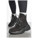 Черевики жіночі демісезонні чорного кольору 187531L