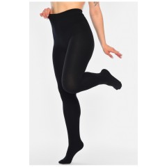 Колготи жіночі з начісом чорного кольору 1800D 187565L