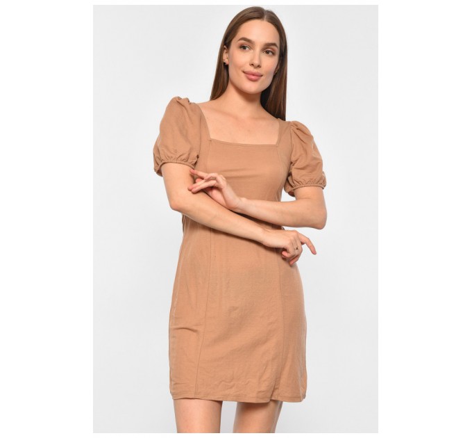 Сукня жіноча бежевого кольору 188331L