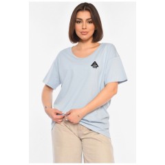 Футболка жіноча блакитного кольору 188336L