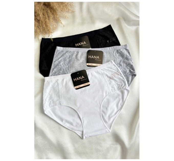 Набір жіночих трусів напівбатальних 3 штуки 188555L