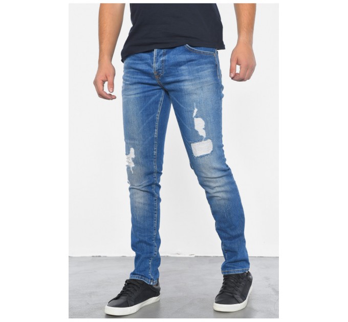 Джинси чоловічі синього кольору 188735L