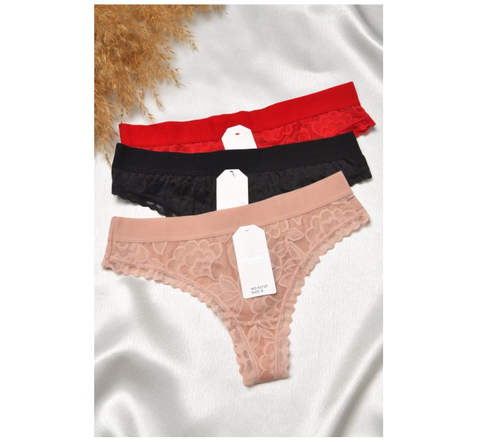 Набор стринг женских 3 штуки 188773L