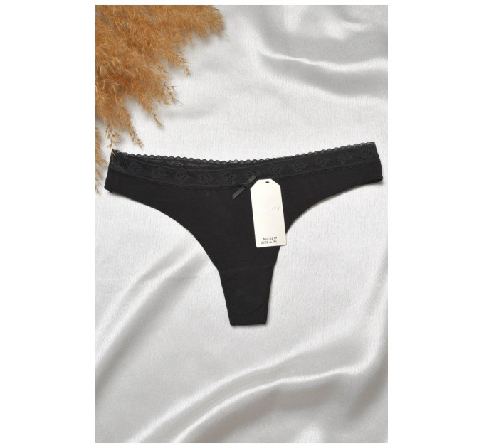 Стринги женские черного цвета 188805L
