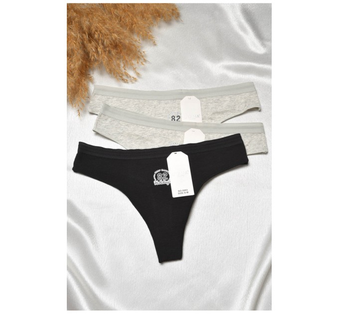 Набір стрінг жіночих 3 штуки 188849L