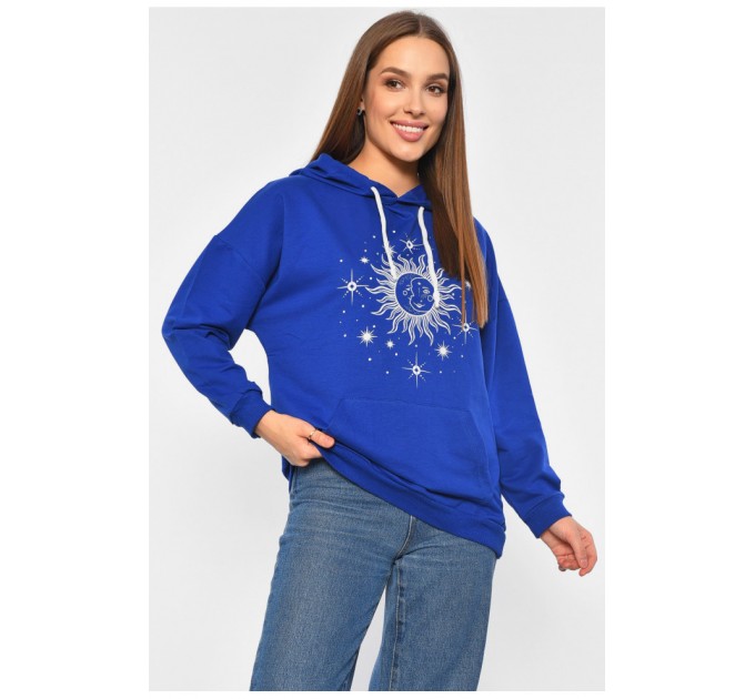 Худі жіноче синього кольору 188880L