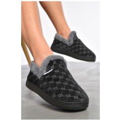 Капці домашні чуні жіночі чорного кольору 189000L