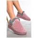 Капці домашні чуні жіночі темно-рожевого кольору 189001L