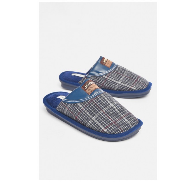 Капці кімнатні чоловічі темно-синього кольору 189151L