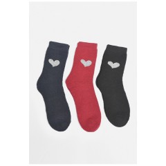 Набір шкарпеток жіночих махрових 3 штуки 189352L