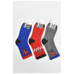 Набор детских махровых носков для мальчика 3 штуки 189464L