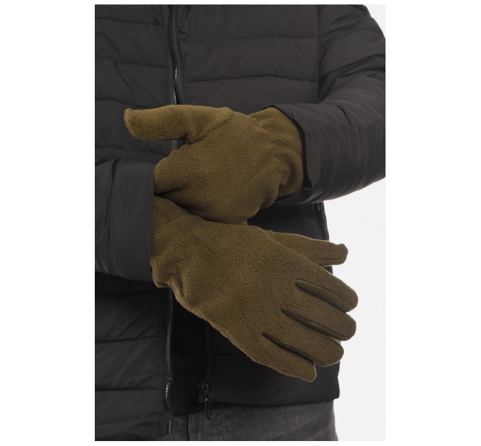 Перчатки мужские флисовые цвета хаки 189477L