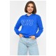 Худі жіноче синього кольору 189664L