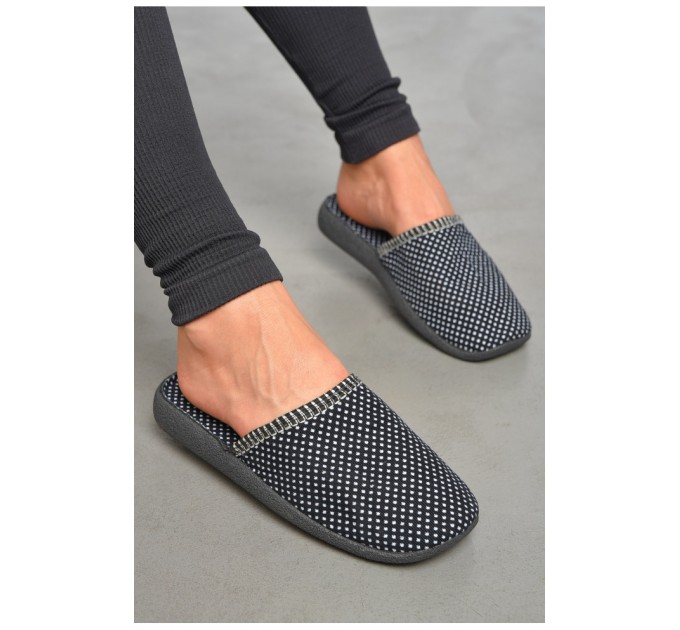 Капці жіночі темно-синього кольору 189777L