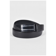 Ремень мужской черного цвета размер 110*3,5 см 189915L