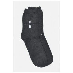 Шкарпетки чоловічі махрові чорного кольору 190061L