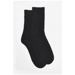 Шкарпетки чоловічі на собачій вовні чорного кольору 190546L Шкарпетки чоловічі на собачій вовні чорного кольору 190546L