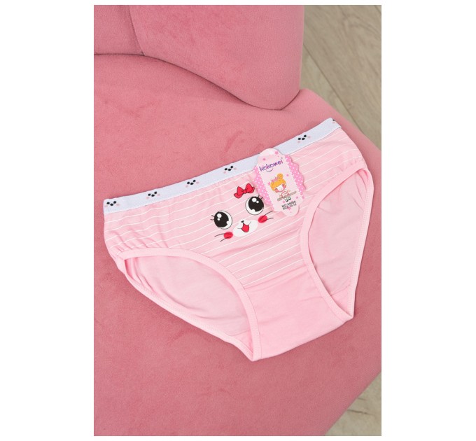 Трусики дитячі для дівчинки рожевого кольору з малюнком 190747L