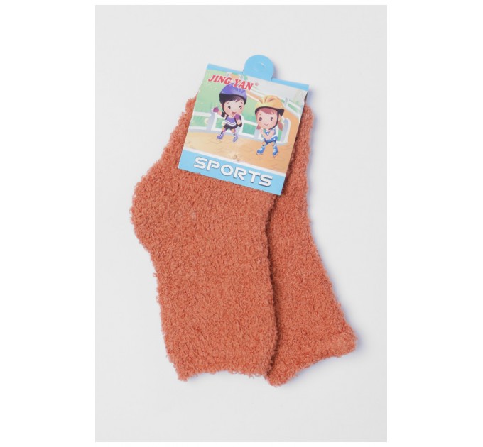 Шкарпетки дитячі травка терракотового кольору 191116L