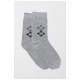 Носки мужские на верблюжьей шерсти серого цвета 191222L