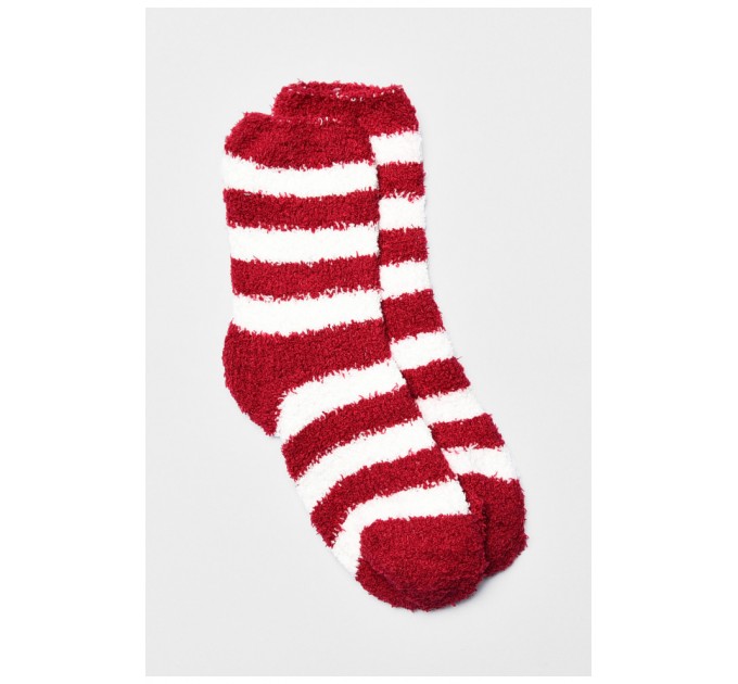 Шкарпетки жіночі травка бордового кольору в смужку 191436L