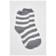 Носки женские травка серого цвета в полоску 191444L