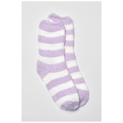 Носки женские травка лилового цвета в полоску 191493L Носки женские травка лилового цвета в полоску 191493L