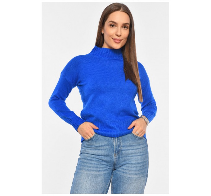 Свитер женский синего цвета 191814L