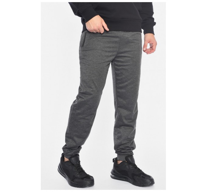 Спортивні штани чоловічі темно-сірого кольору 191904L