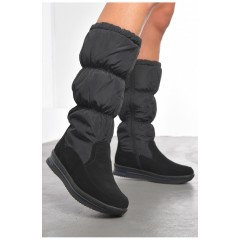Чоботи жіночі зимові чорного кольору 191948L