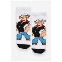 Шкарпетки жіночі демісезонні білого кольору 192256L