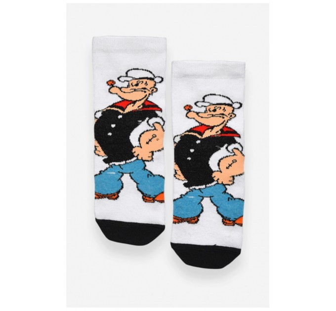 Шкарпетки жіночі демісезонні білого кольору 192256L