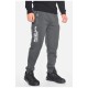 Спортивні штани чоловічі на флісі темно-сірого кольору 192529L