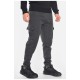 Спортивні штани чоловічі на флісі темно-сірого кольору 192600L
