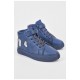 Кросівки дитячі темно-синього кольору на шнурівці 192712L