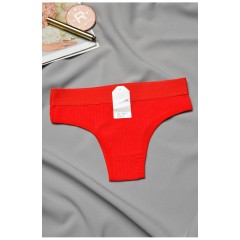 Труси жіночі червоного кольору 193115L