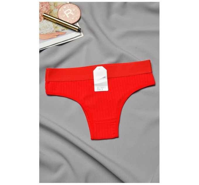 Труси жіночі червоного кольору 193115L