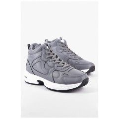 Кроссовки мужские зимние серого цвета 193915L Кроссовки мужские зимние серого цвета 193915L