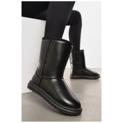 Уггі жіночі на хутрі чорного кольору 193944L