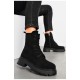Черевики жіночі зимові чорного кольору 194060L