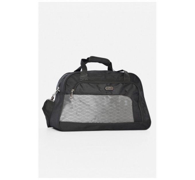 Сумка дорожная унисекс черного цвета 194183L
