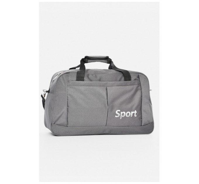 Сумка дорожня унісекс сірого кольору 194193L