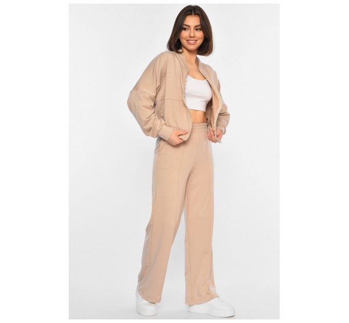 Костюм женский бежевого цвета 194560L