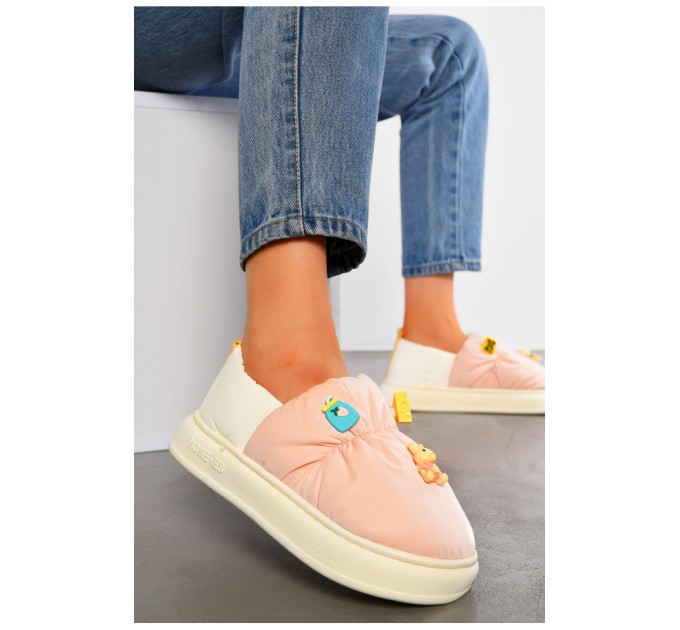 Капці домашні жіночі рожевого кольору 194782L